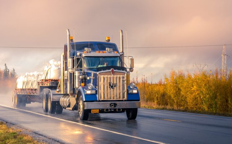 white and blue truck on road during daytime