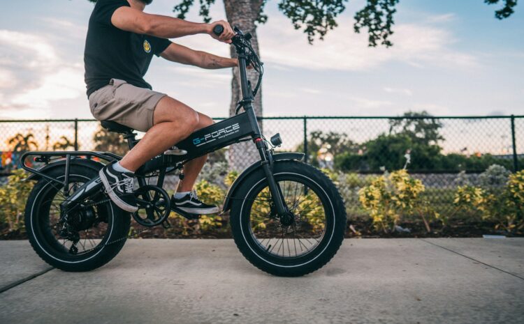 a person riding a bike